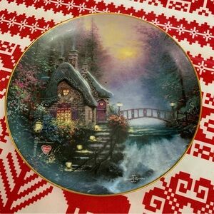 Thomas Kinkade 'Falbrooke Cottage' Collector Plate